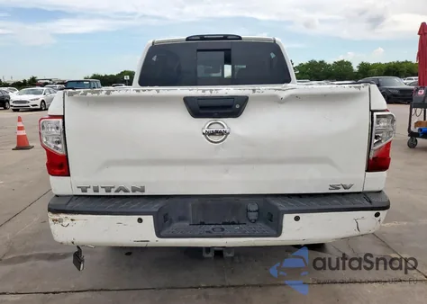 2017 Nissan Titan Sv из США, поврежденный, VIN 1N6AA1E66HN538248